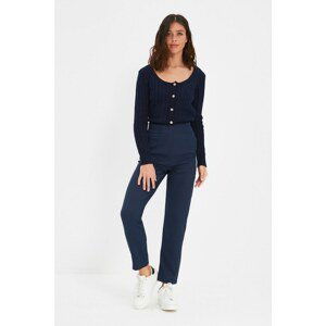 Trendyol Navy Blue Basic Trousers