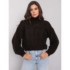 RUE PARIS Black turtleneck