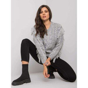 Grey knitted sweater Oregon RUE PARIS