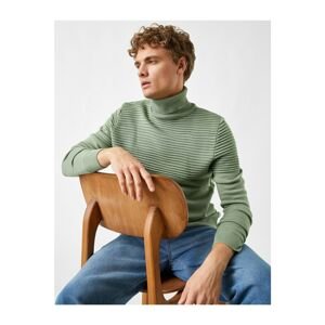 Koton Sweater - Grün - Relaxed fit