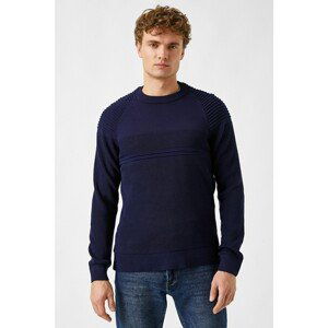 Koton Men's Navy Blue Sweater