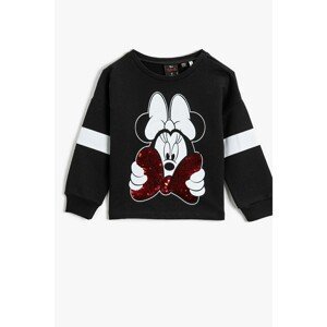 Koton Minnie Mouse Printed Licensed Sweatshirt Cotton