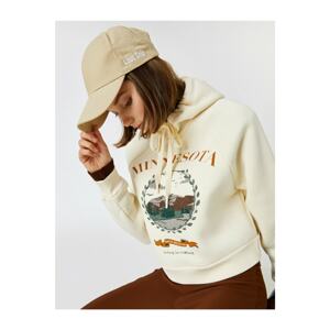 Koton Sweatshirt - Beige - Regular fit