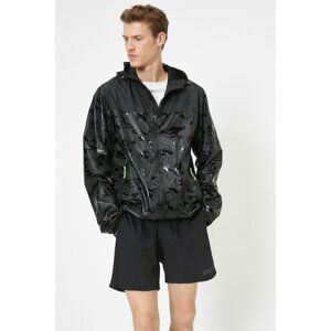 Koton Men's Black Raincoat & Windbreaker