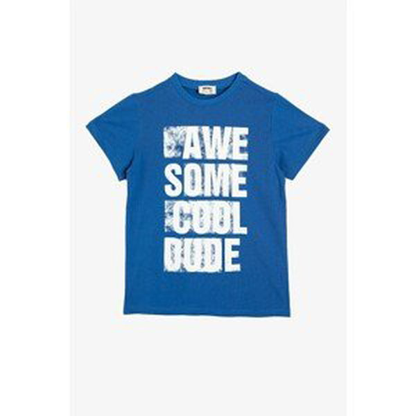 Koton Sax Blue Boy T-Shirt