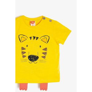 Koton Yellow Baby Boy Printed T-Shirt