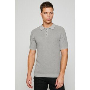 Koton Men's Gray Polo Neck T-Shirt