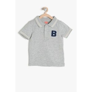 Koton Gray Baby Boy Polo T-Shirt