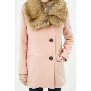 Koton Women's Pink Coat