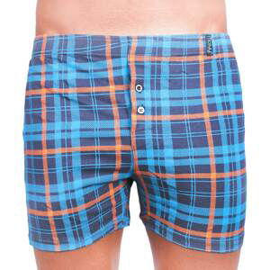 Men's shorts Molvy gray-blue cube (MP-988-BBU)