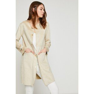 Koton Women's Stone Trench Coat