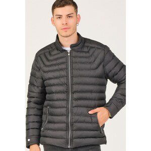 M8653 DEWBERRY MEN'S COAT-DARK BLACK