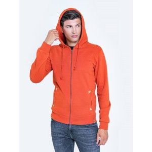 Big Star Man's Zip hoodie Sweat 171362 Brak Knitted-703