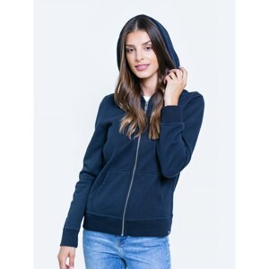 Big Star Woman's Zip hoodie Sweat 171493 Blue-403