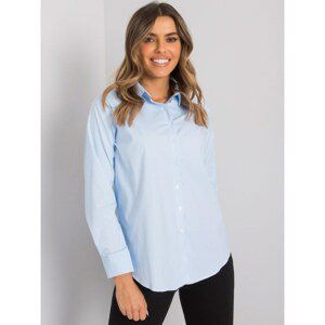 RUE PARIS Women's blue striped shirt