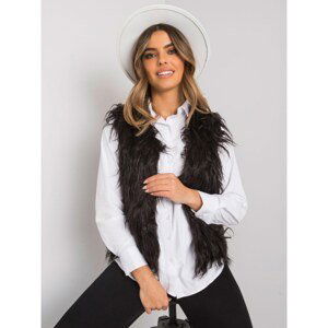 Black OCH BELLA Chilly fur vest