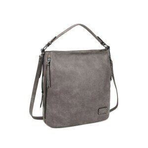 LUIGISANTO Ladies' silver bag made of eco-leather. <p>  <p><strong>Bag specification:</strong>