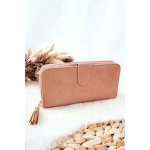 Large Women's Wallet With Extra Wallets Nude