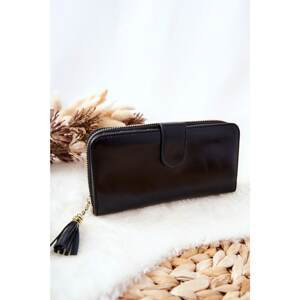 Large Women's Wallet With Extra Wallets Black