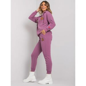 Purple tracksuit set with pants