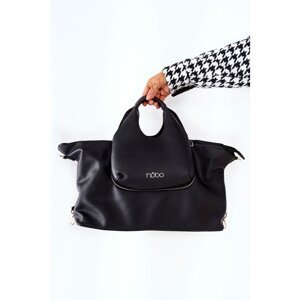 Ladies handbag with strap Nobo L2990 Black