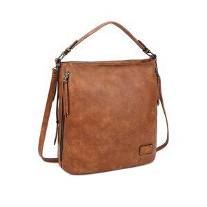 LUIGISANTO Brown ladies' bag made of eco-leather