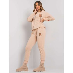 Beige tracksuit set with pants