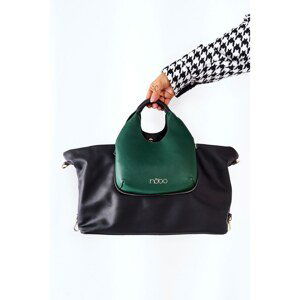 Women's Strap Handbag L2990 Nobo Black and Green