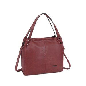 LUIGISANTO Maroon women's bag made of ecological leather