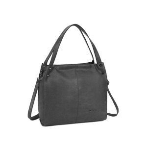 Grey women's bag with studs LUIGISANTO