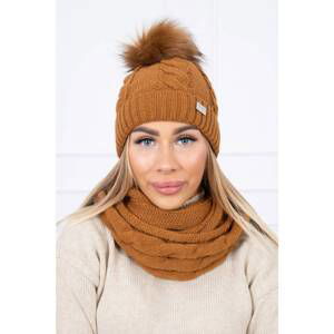 Women's set K124 light brown