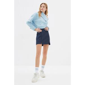 Trendyol Navy Blue Straight Skirt