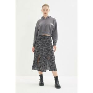 Trendyol Black Printed Skirt