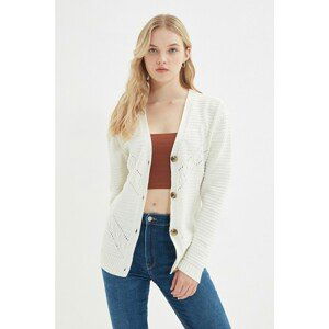 Trendyol Cardigan - Ecru - Regular