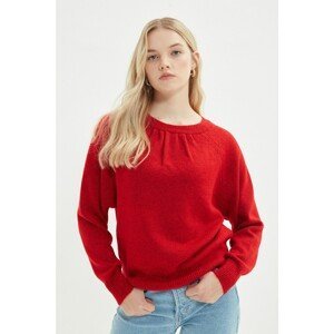 Trendyol Red Oversize Knitwear Sweater