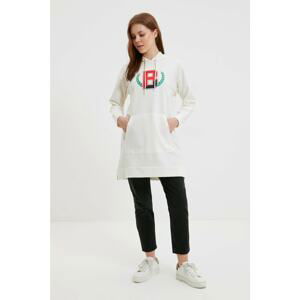 Trendyol Sweatshirt - Ecru - Regular