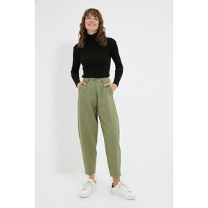 Trendyol Pants - Green - Mom