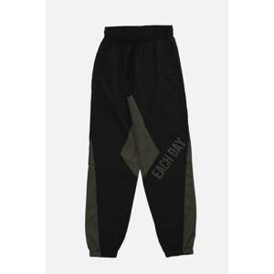 Trendyol Black Color Block Parachute Sport Sweatpants