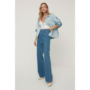 Trendyol Blue High Waist 90's Wide Leg Jeans