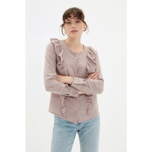 Trendyol Dried Rose Frilly Shirt