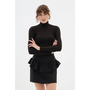 Trendyol Black Zipper Skirt