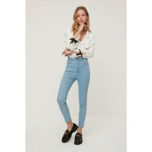 Trendyol Blue High Waist Skinny Jeans