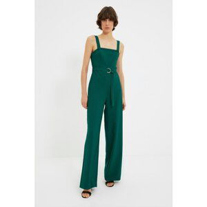 Trendyol Green Belted Gilet Overalls