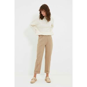 Trendyol Pants - Brown - Straight