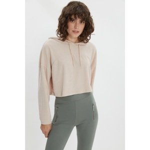 Trendyol Sweatshirt - Beige - Regular fit