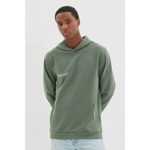 Trendyol Khaki Men's Organic Cotton Regular Fit Sweatshirt