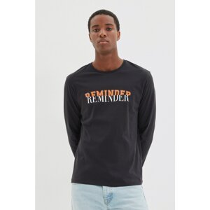 Trendyol Black Men's Organic Cotton Regular Fit T-Shirt