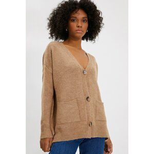 Trendyol Cardigan - Brown - Regular fit