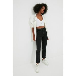 Trendyol Black Pocket Detailed High Waist Bootcut Jeans