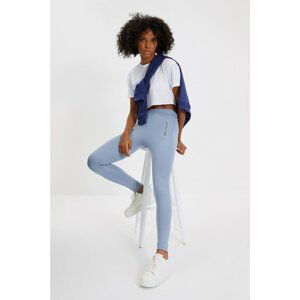 Trendyol Leggings - Blue - Normal Waist